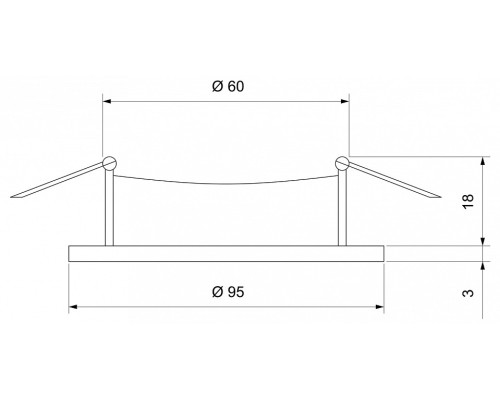 Встраиваемый светильник Elektrostandard Dorma a057004