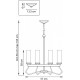 Подвесная люстра Lightstar Flume 723065