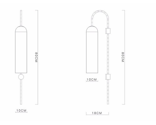 Бра Imperiumloft ARTICOLO float Wall 123132-22