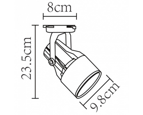 светильник на штанге Arte Lamp Lyra A6252PL-1BK