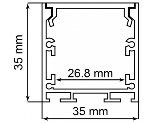 Короб накладной Feron CAB256 10369