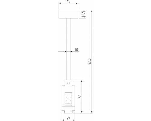 Основание на штанге Elektrostandard Esthetic Magnetic a065435