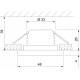 Встраиваемый светильник Elektrostandard 15271/LED a056027