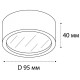 Накладной светильник Italline M04-525-95 M04-525-95 white 3000K