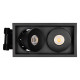 Встраиваемый светильник Arlight CL-SIMPLE-S148x80-2x9W Warm3000 (BK, 45 deg) 028151