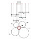 Подвесной светильник Stilfort Tooring 4006/02/04PL