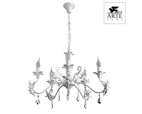 Подвесная люстра Arte Lamp Angelina A5349LM-5WH