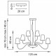 Подвесная люстра Lightstar Diafano 758214