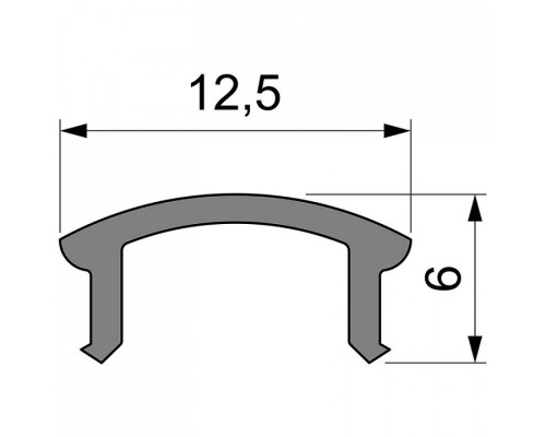 Профиль накладной Deko-Light F-01-08 983500