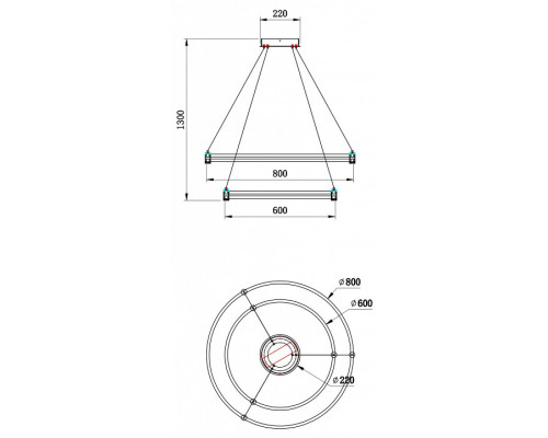 Подвесной светильник Stilfort Tooring 4006/05/02P