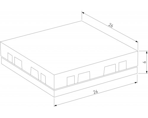 Соединитель X-образный для треков накладных Elektrostandard Flat Magnetic a063738