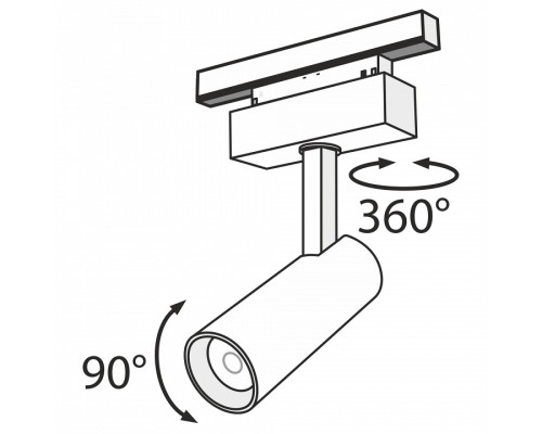 Светильник на штанге Maytoni Focus LED TR019-2-10W3K-B