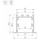 Профиль встраиваемый Arlight SL-LINIA 041877