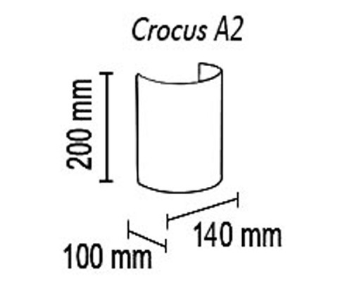 Накладной светильник TopDecor Crocus Glade Crocus Glade A2 10 328g