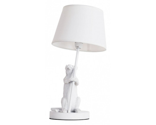 Настольная лампа декоративная Arte Lamp Gustav A4420LT-1WH