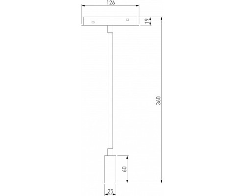 Светильник на штанге Elektrostandard Slim Magnetic a064489