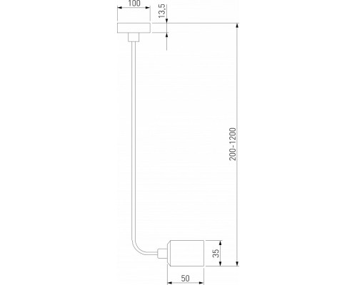 Подвес для трека Elektrostandard Esthetic Magnetic a065431