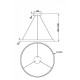 Подвесной светильник Maytoni Rim MOD058PL-L54BSK