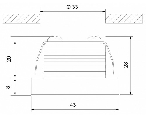 Встраиваемый светильник Elektrostandard 15268/LED a056018