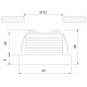 Встраиваемый светильник Elektrostandard 15268/LED a056018