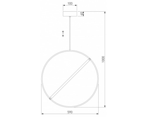 Подвесной светильник Eurosvet Element 90282/1 хром