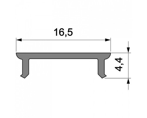 Профиль накладной Deko-Light P-01-12 983020