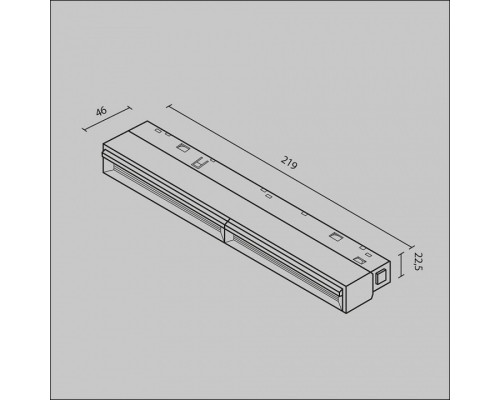 Встраиваемый светильник Maytoni Parete TR106-4-12W-DS-B