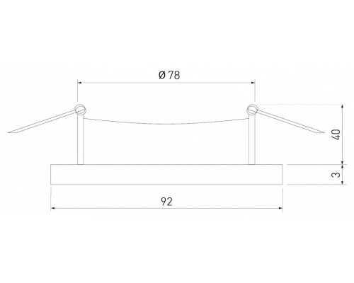 Встраиваемый светильник Elektrostandard 122 MR16 a055671