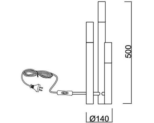 Настольная лампа декоративная ST-Luce Eclip SL1236.204.03