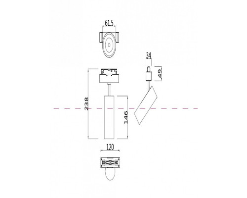 Светильник на штанге Maytoni Focus LED TR019-2-15W4K-W