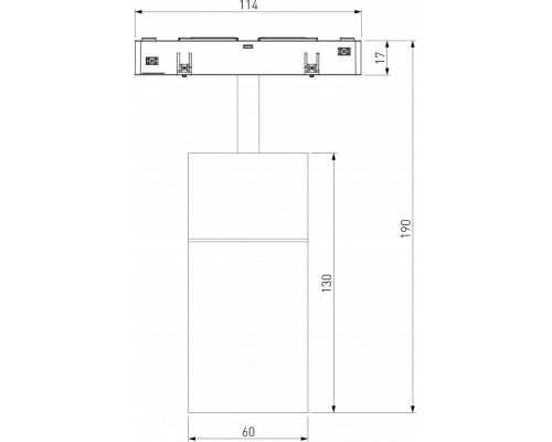 Светильник на штанге Elektrostandard Slim Magnetic a066516