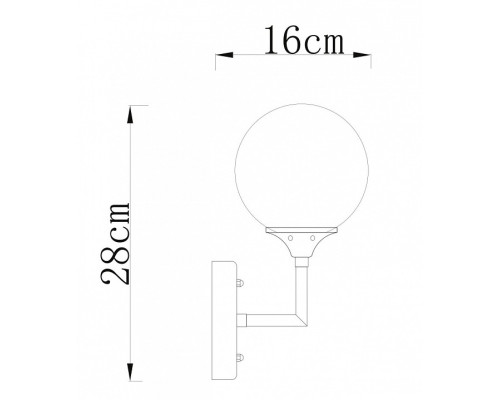 Бра Arte Lamp Marco A2703AP-1SG