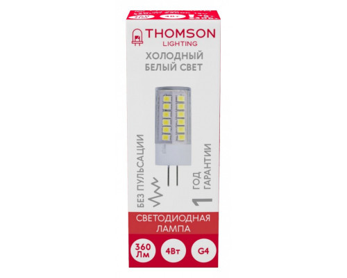 Лампа светодиодная Thomson G4 G4 4Вт 6500K TH-B4227