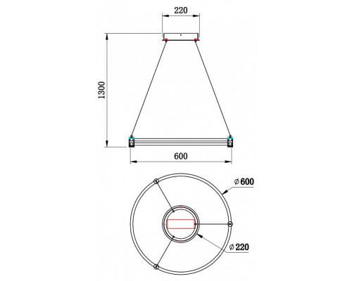 Подвесной светильник Stilfort Tooring 4006/05/01P