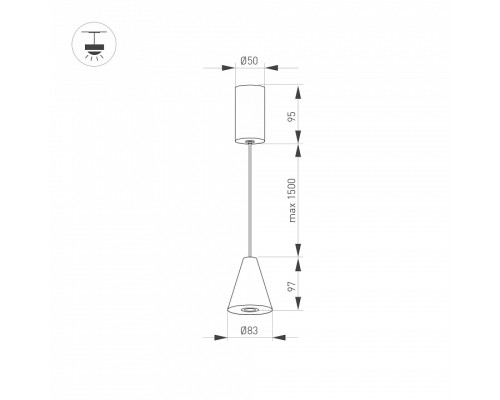 Подвесной светильник Arlight ELEMENTA 032772