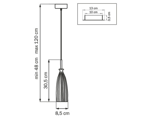 Подвесной светильник Lightstar Agola 810013