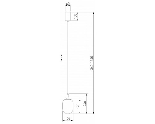 Подвесной светильник Eurosvet Pineapple 50266/1 янтарный