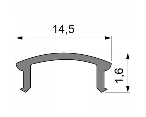 Профиль накладной Deko-Light F-01-10 983513