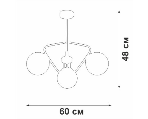 Люстра на штанге Vitaluce V47150 V47150-8/3PL