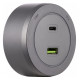 Розетка USB и type C на треке Arte Milano Am-track-sockets-39 399731TS/USB-Type-C Grey