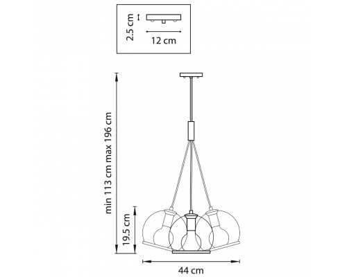 Подвесной светильник Lightstar Sferico 729031