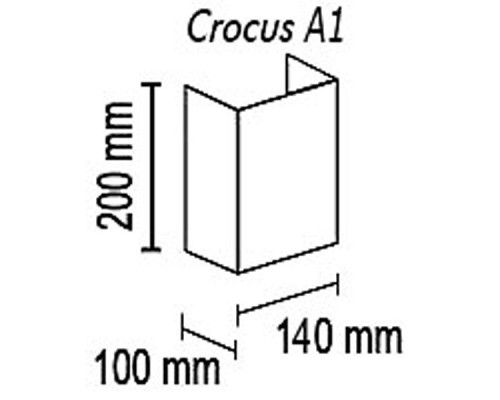 Накладной светильник TopDecor Crocus Glade Crocus Glade A1 10 334g