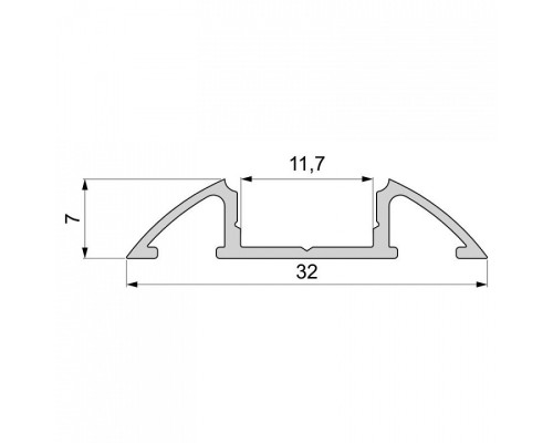 Профиль накладной Deko-Light AM-01-10 970301