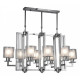 Люстра на штанге LUMINA DECO Manhattan LDP 8012-8 PR CHR