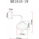 Бра MyFar Katrin MR1810-1W