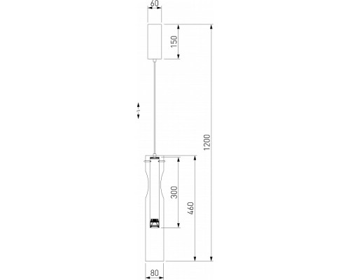 Подвесной светильник Eurosvet Swan 50253/1 LED черный