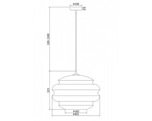 Подвесной светильник Maytoni Ruche P078PL-01BL