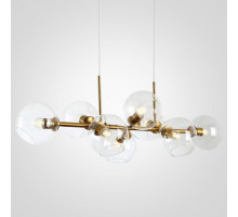 Подвесная люстра Imperiumloft Staggered Glass Chandelier 8 40.2211