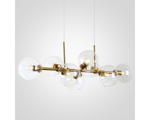 Подвесная люстра Imperiumloft Staggered Glass Chandelier 8 40.2211