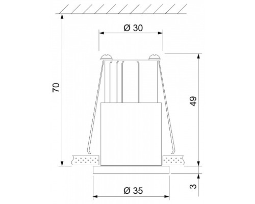 Встраиваемый светильник Elektrostandard 15269/LED a056022